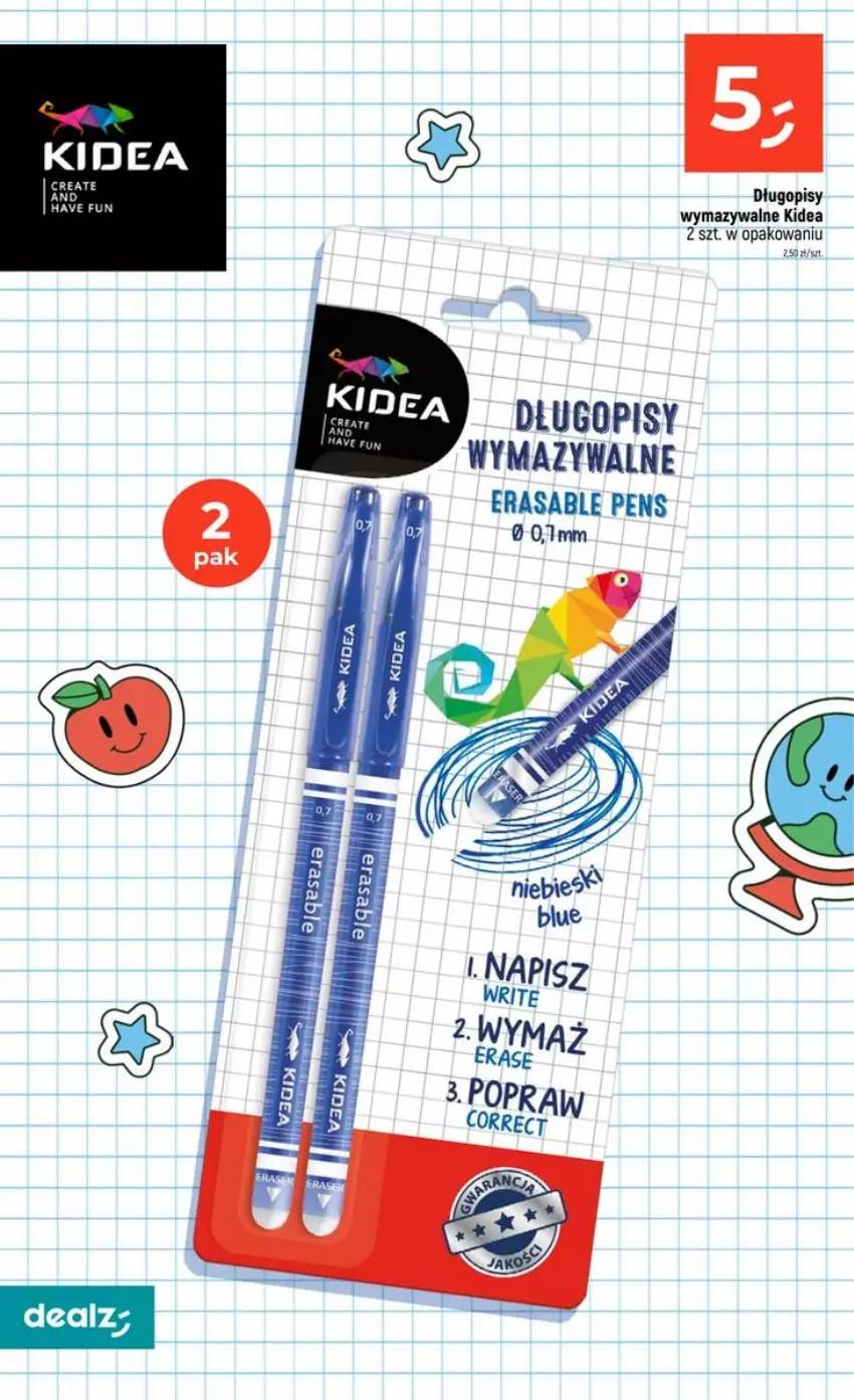 Gazetka promocyjna Dealz - szkolne MEGA CENY - ważna 06.08 do 02.09.2026 - strona 50 - produkty: Długopis
