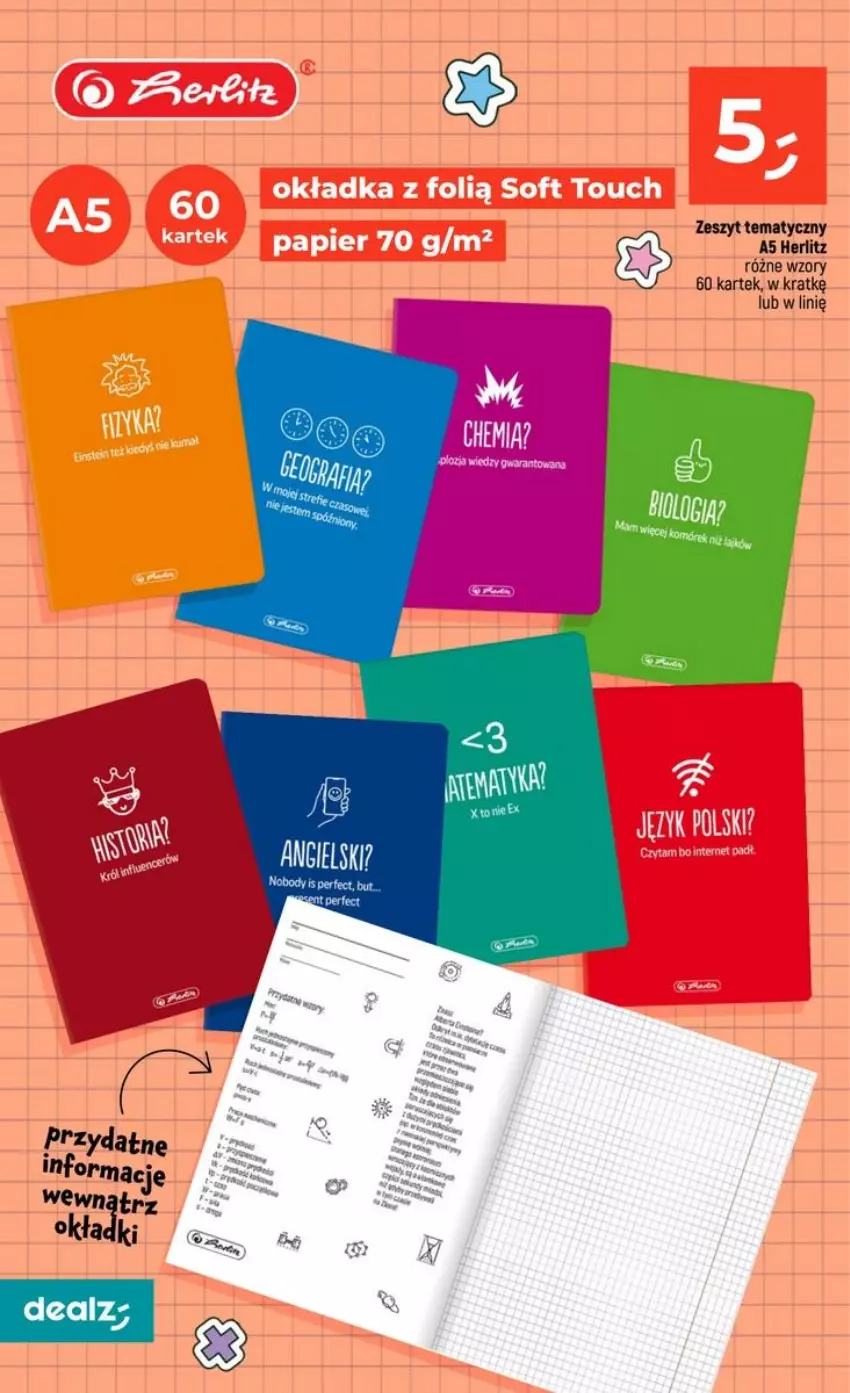 Gazetka promocyjna Dealz - szkolne MEGA CENY - ważna 06.08 do 02.09.2026 - strona 54 - produkty: Fa, Papier