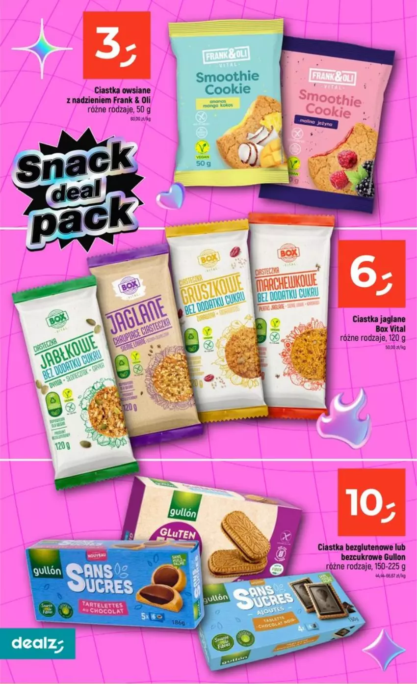 Gazetka promocyjna Dealz - szkolne MEGA CENY - ważna 06.08 do 02.09.2026 - strona 8 - produkty: Ciastka, Ciastka owsiane, LG