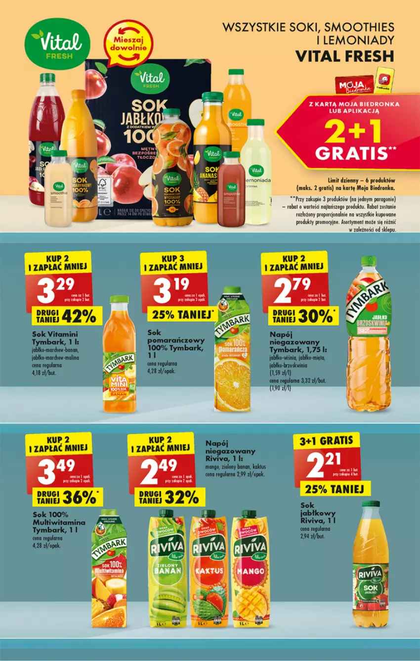 Gazetka promocyjna Biedronka - Gazetka - Biedronka.pl - ważna 12.12 do 17.12.2022 - strona 43 - produkty: Gra, Kaki, Napój, Por, Smoothie, Sok, Tymbark