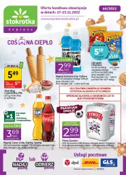 Gazetka promocyjna Stokrotka - Stokrotka Express - Gazetka - ważna od 23.11 do 23.11.2022 - strona 1 - produkty: Piwa, Piwo, Cheetos, Gra, Coca-Cola, Chrupki, Napój izotoniczny, Oshee, Fanta, Sprite, Napój, Fa