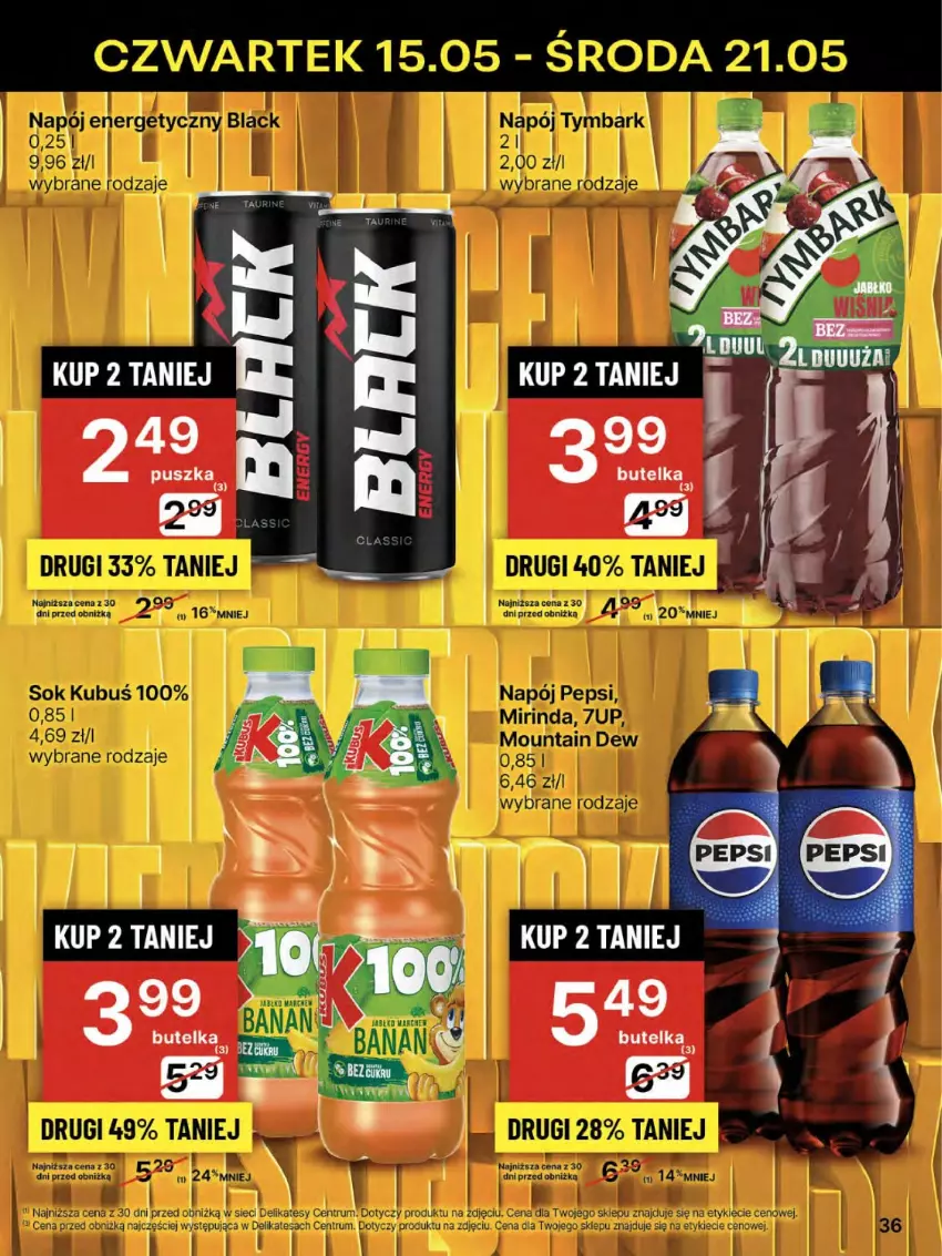 Gazetka promocyjna Delikatesy Centrum - Franczyza DC20 Czwartek - ważna 15.05 do 21.05.2025 - strona 36