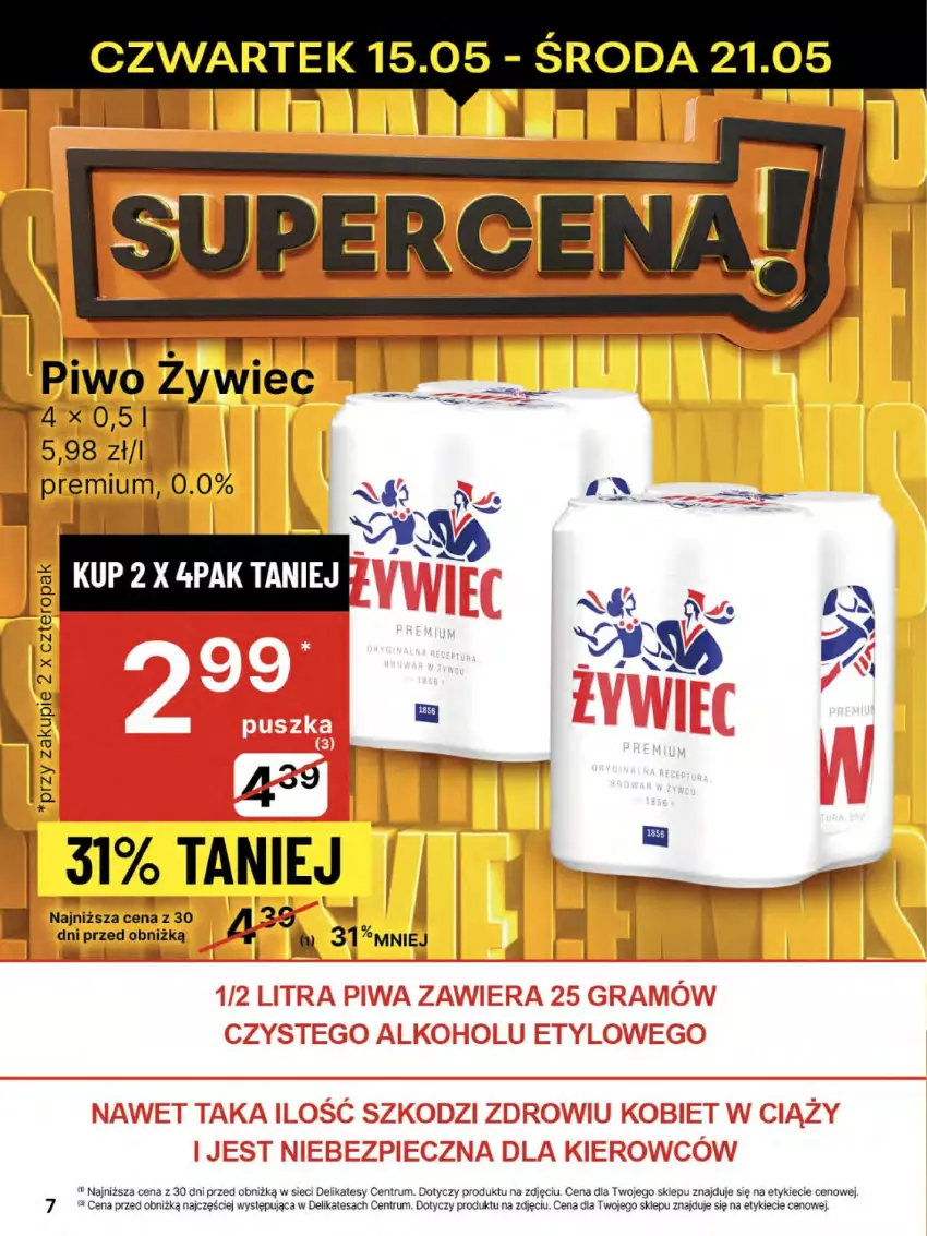 Gazetka promocyjna Delikatesy Centrum - Franczyza DC20 Czwartek - ważna 15.05 do 21.05.2025 - strona 7 - produkty: Piwo, Rum