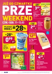Gazetka promocyjna Aldi - ALE! CENA - Gazetka - ważna od 13.03 do 13.03.2021 - strona 24 - produkty: Piec, Jogurt naturalny, Ser, Ryż, Por, Pur, Mus, Złoty Mazur, Mleczna Rzeka, Zupa, Jogurt, Kawa, Tera, Krupnik, Olej rzepakowy, Olej, Musztarda, Fa