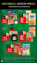 Gazetka promocyjna Delikatesy Centrum - Dyskontowe ceny w Delikatesach Centrum - Gazetka - ważna od 15.11 do 15.11.2023 - strona 24 - produkty: Lubella, Makaron, Krakus, Rum, Bell, Parówki, Chipsy, Dżem, Dr. Oetker, Crunchips, Bella, Mobil
