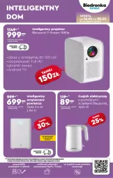 Gazetka promocyjna Biedronka - Od poniedzialku - Gazetka - ważna od 20.01 do 20.01.2024 - strona 62 - produkty: Koc, Czajnik elektryczny, Głośnik, Czajnik, Android TV, Obraz, Intel