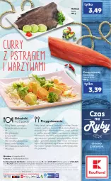 Gazetka promocyjna Kaufland - RYBY - Gazetka - ważna od 01.06 do 01.06.2021 - strona 2 - produkty: Halibut, Warzywa, Sos, Sok, Sól, Ryż, Por, Pstrąg tęczowy, Bulion, Cytryny, Tusz, Plasterki, Lion, Talerz, Pieprz, Pstrąg, Brokuły, Wagi, Kokos