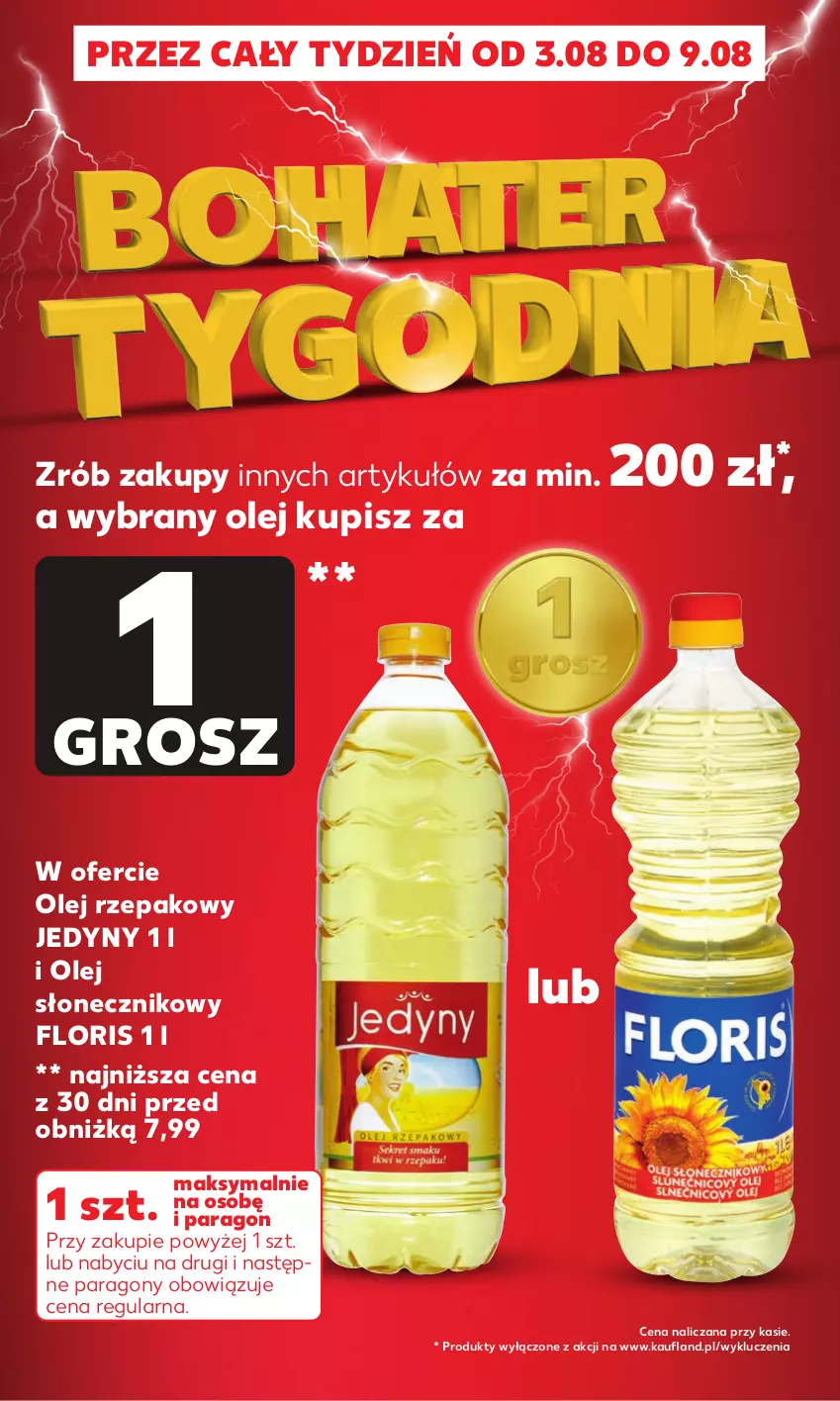 Gazetka promocyjna Kaufland - Mocny Start - ważna 07.08 do 09.08.2023 - strona 2 - produkty: Olej, Olej rzepakowy, Olej słonecznikowy