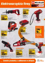 Gazetka promocyjna Obi - Gazetka OBI - Gazetka - ważna od 02.12 do 02.12.2025 - strona 12 - produkty: Odkurzacz, Rum, Rama, Szlifierka kątowa, Tran, Wyrzynarka, Warka, Tarka, Wkręt, Wkrętarka, Szlifierka, Odkurzacz do liści, Pilarka tarczowa, Kompresor, Akumulator, Einhell, Fa