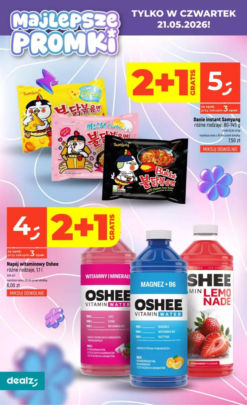 Gazetka promocyjna Dealz - MAJLEPSZE - ważna 21.05 do 27.05.2026 - strona 2 - produkty: Magnez, Napój, Oshee