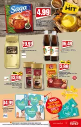 Gazetka promocyjna Topaz - Gazetka - Gazetka - ważna od 06.10 do 06.10.2021 - strona 9 - produkty: Top, Sok, Pampers, Pieluchy, Kawa, Syrop, Teekanne, Mocca Fix Gold, Woseba, Herbata, Herbata owocowa