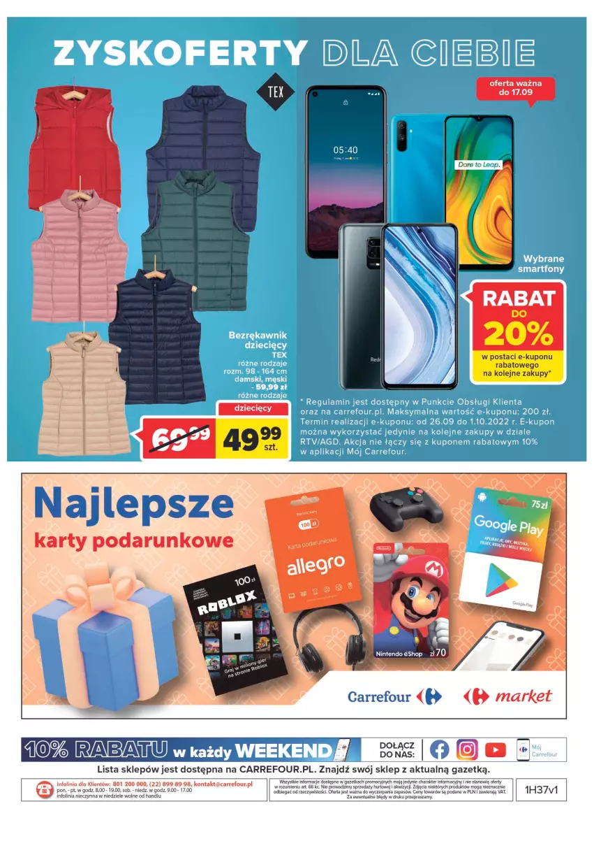 Gazetka promocyjna Carrefour - Gazetka Carrefour - ważna 13.09 do 24.09.2022 - strona 47 - produkty: O nas, Taca