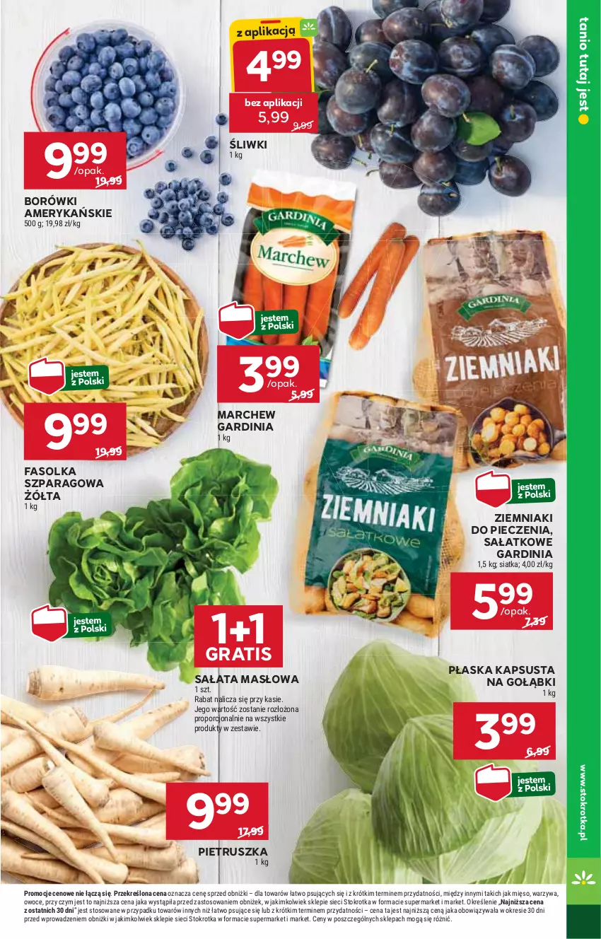 Gazetka promocyjna Stokrotka - Supermarket - ważna 08.08 do 12.08.2024 - strona 11 - produkty: Fa, Gra, HP, Masło, Piec, Pietruszka, Sałat, Sałata masłowa, Ziemniaki