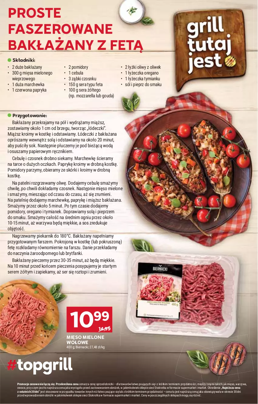 Gazetka promocyjna Stokrotka - Supermarket - ważna 08.08 do 12.08.2024 - strona 14 - produkty: Fa, HP, Mięso, Mięso mielone, Sos, SVR