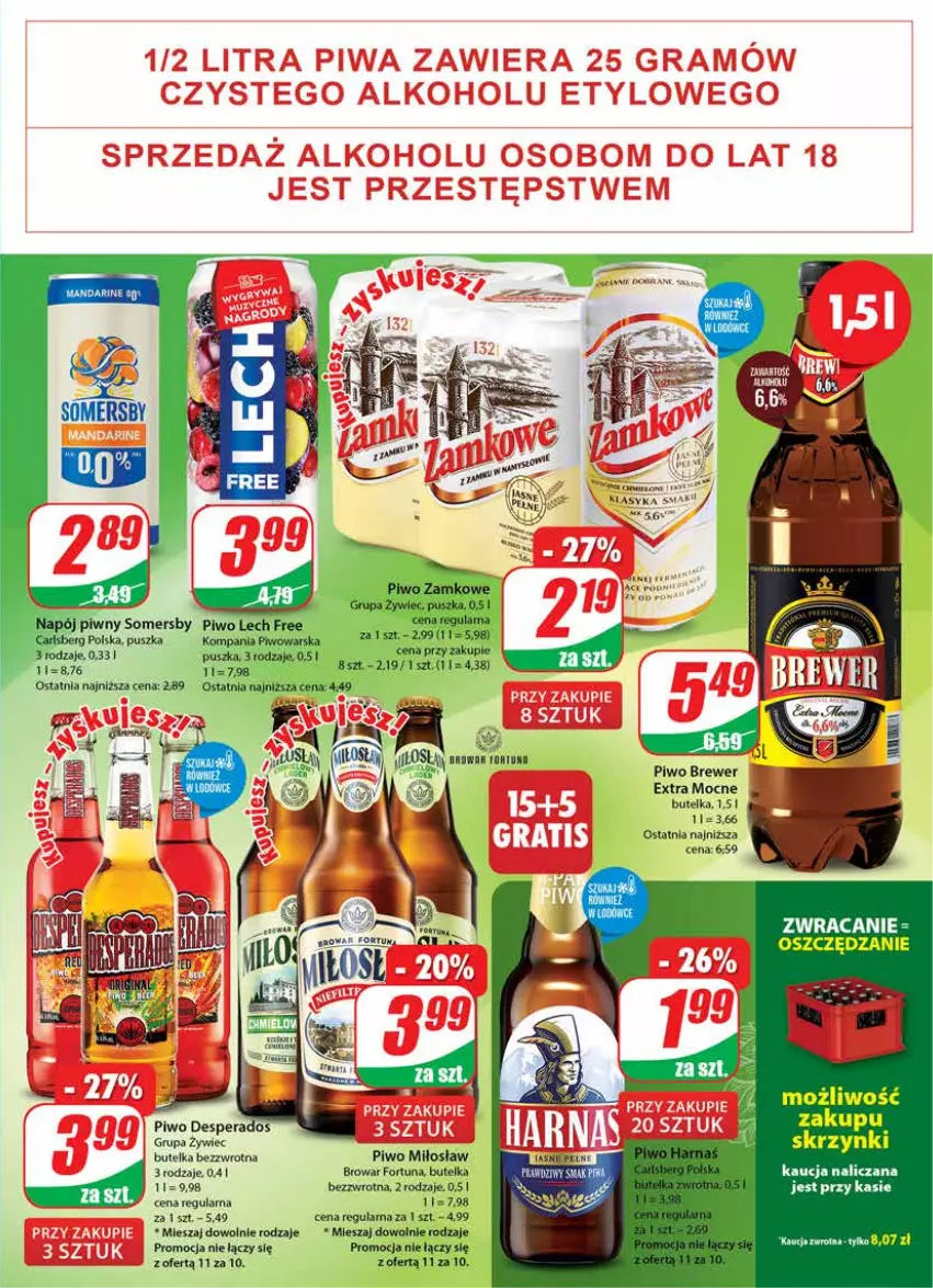 Gazetka promocyjna Dino - G23 - ważna 07.06 do 13.06.2023 - strona 17 - produkty: Desperados, Fortuna, Piwo