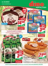 Gazetka promocyjna Dino - G23 - Gazetka - ważna od 13.06 do 13.06.2023 - strona 1 - produkty: Piwo, JBL, Namysłów, Mlekovita, Grill, Masło, Kiełbasa, Mleko