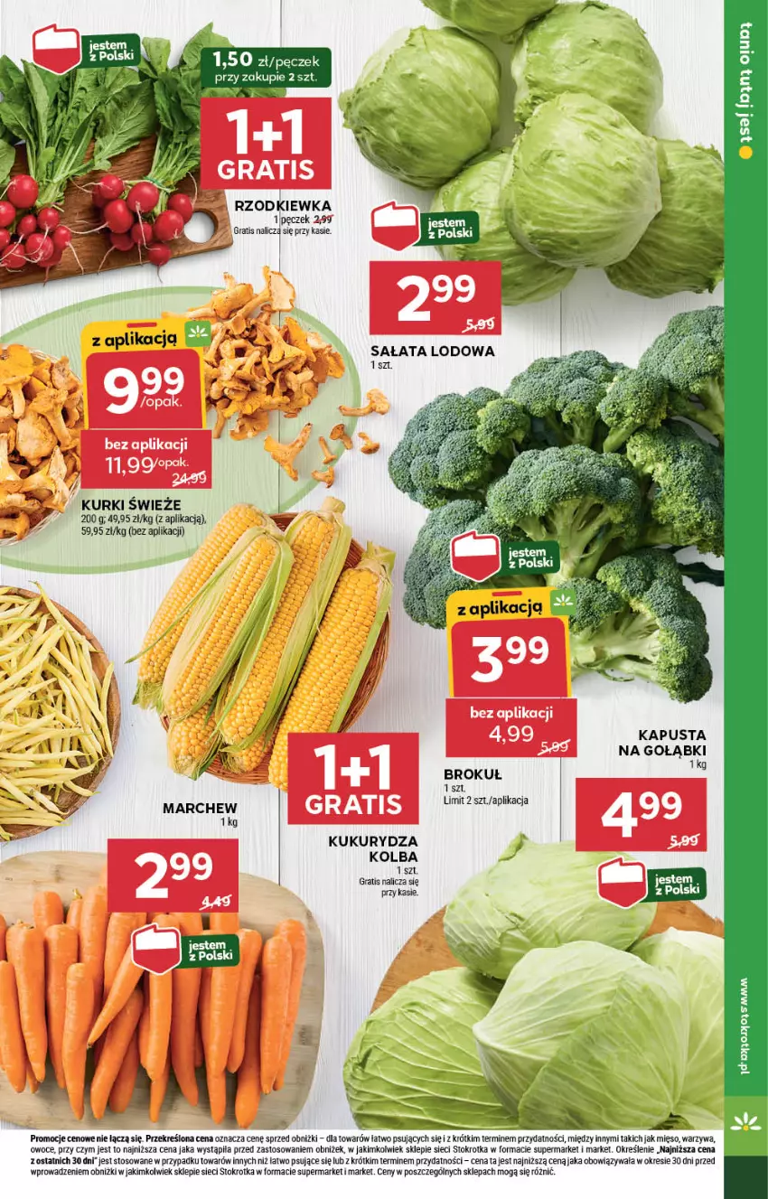 Gazetka promocyjna Stokrotka - Supermarket - ważna 31.07 do 06.08.2025 - strona 7 - produkty: Gra, Kukurydza, LG, Mięso, Owoce, Rzodkiewka, Sałat, Sałata lodowa, Warzywa
