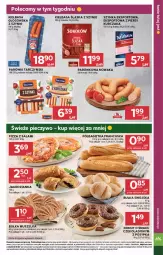 Gazetka promocyjna Stokrotka - Supermarket - Gazetka - ważna od 06.08 do 06.08.2025 - strona 11 - produkty: Kurczak, Krakus, Warzywa, Sok, Por, Mus, Salami, Sokołów, Parówki, Szynka, Tarczyński, Bagietka, Pizza, Sport, Morliny, Półbagietka, Owoce, Donut, Kiełbasa, Bułka, Mięso, NOWAK, Kiełbasa śląska
