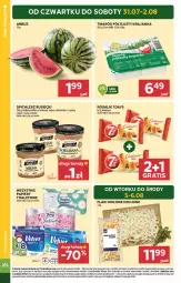 Gazetka promocyjna Stokrotka - Supermarket - Gazetka - ważna od 06.08 do 06.08.2025 - strona 2 - produkty: Warzywa, Gra, Papier, Twaróg, Farm Milk, Rogal, Spichlerz Rusiecki, Twaróg półtłusty, Owoce, Flaki, Arbuz, Kakao, Flaki wołowe, Mięso, Fa