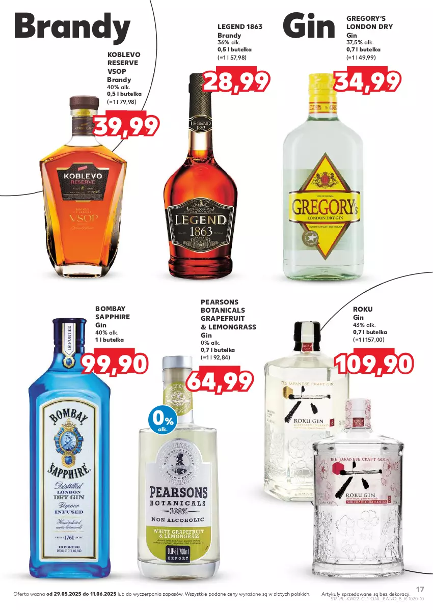 Gazetka promocyjna Kaufland - Barek Kauflandu - ważna 29.05 do 11.06.2025 - strona 17 - produkty: Brandy, Gin, Gra, Ser