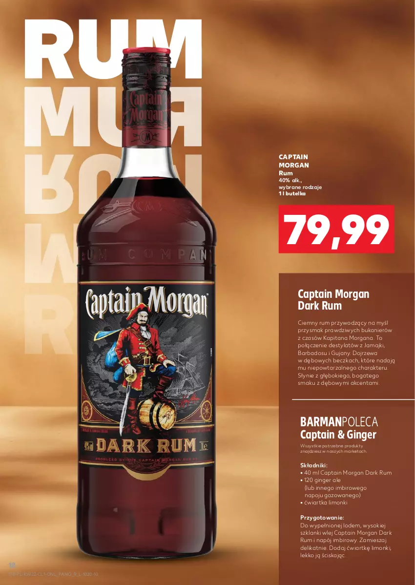 Gazetka promocyjna Kaufland - Barek Kauflandu - ważna 29.05 do 11.06.2025 - strona 18 - produkty: Captain Morgan, Gin, Imbir, Lanki, Napój, Rum, Sok