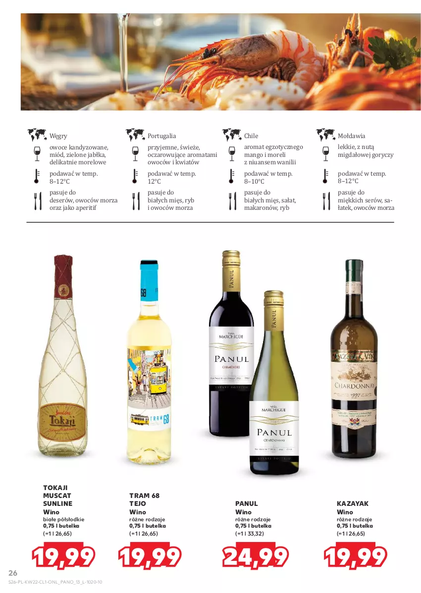 Gazetka promocyjna Kaufland - Barek Kauflandu - ważna 29.05 do 11.06.2025 - strona 26 - produkty: Deser, Gry, Jabłka, Makaron, Mango, Miód, Mus, Owoce, Por, Sałat, Ser, Tokaji, Wino, Wino białe