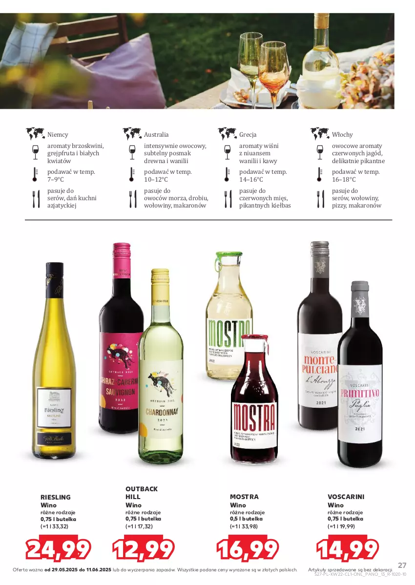Gazetka promocyjna Kaufland - Barek Kauflandu - ważna 29.05 do 11.06.2025 - strona 27 - produkty: Grejpfrut, Makaron, Ser, Wino