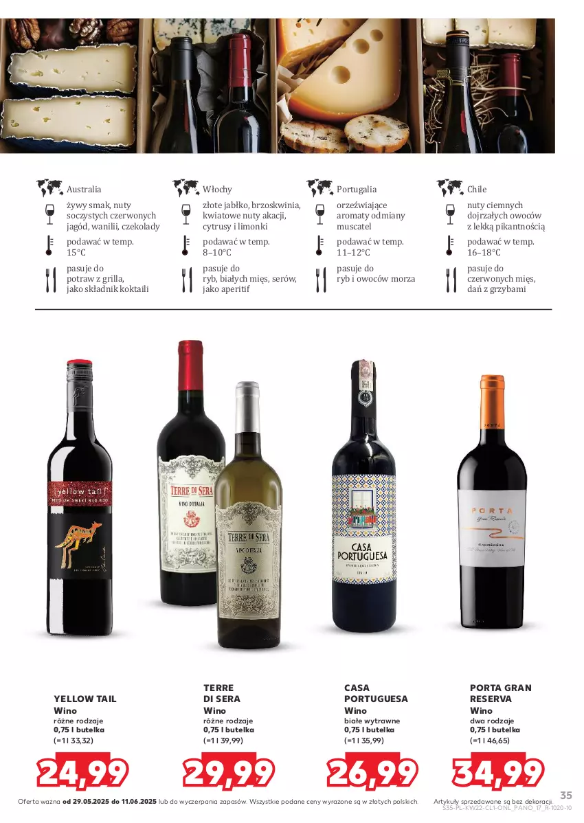 Gazetka promocyjna Kaufland - Barek Kauflandu - ważna 29.05 do 11.06.2025 - strona 35 - produkty: Gra, Grill, Mus, Nuty, Por, Ser, Wino