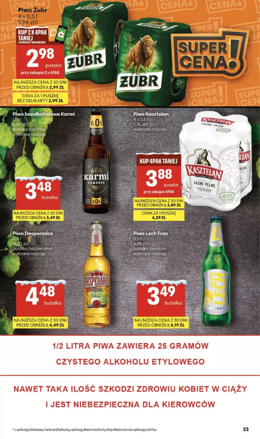 Gazetka promocyjna Delikatesy Centrum - Franczyza DC05 Czwartek - ważna 29.01 do 04.02.2026 - strona 37 - produkty: Desperados, Gra, Karmi, Piec, Piwa, Piwo, Rum