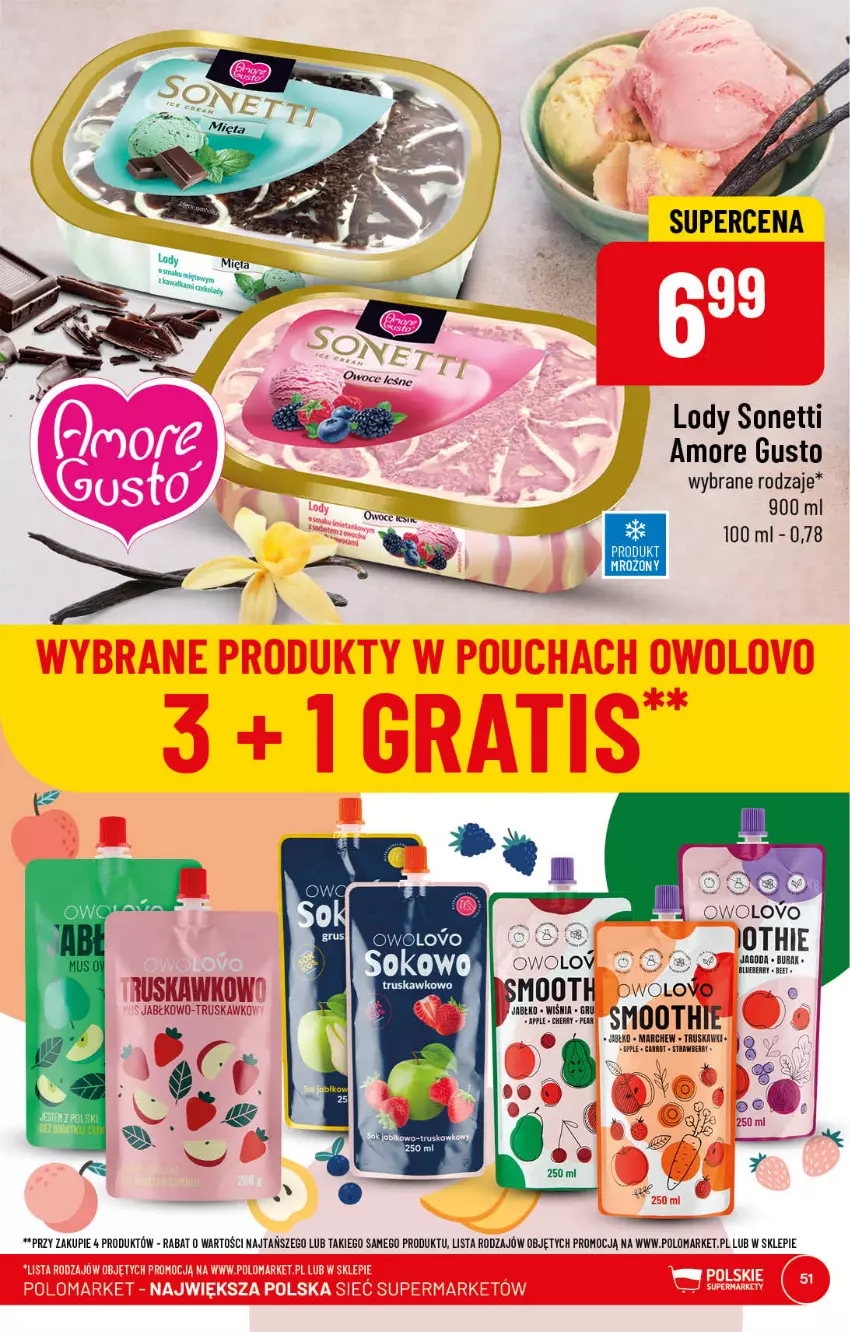 Gazetka promocyjna PoloMarket - Gazetka pomocyjna - ważna 15.02 do 21.02.2023 - strona 51 - produkty: Gra, Lody, Truskawki