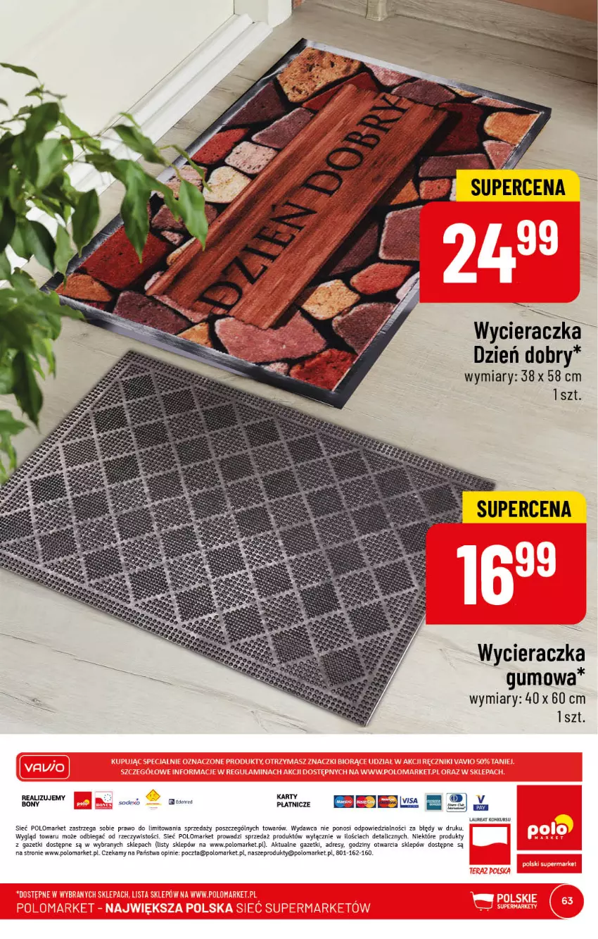 Gazetka promocyjna PoloMarket - Gazetka pomocyjna - ważna 15.02 do 21.02.2023 - strona 63 - produkty: Dres, Laur, Wycieraczka