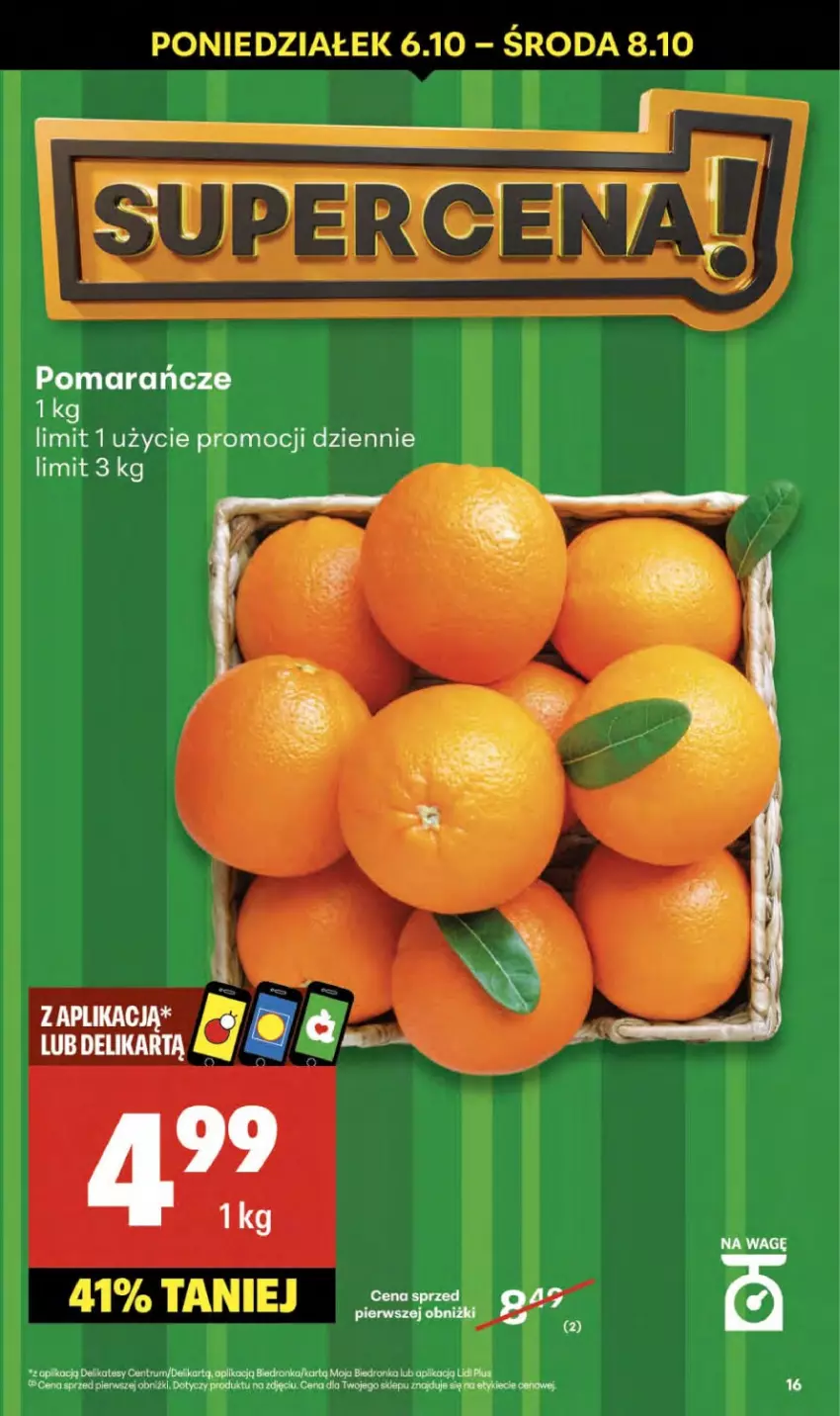 Gazetka promocyjna Delikatesy Centrum - Franczyza DC40 Czwartek - ważna 02.10 do 08.10.2025 - strona 16 - produkty: Pomarańcze, Rum