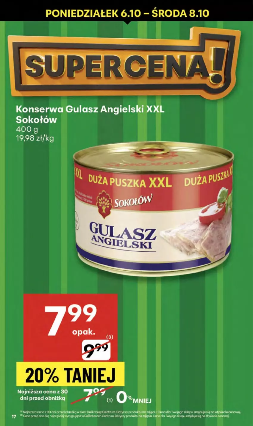 Gazetka promocyjna Delikatesy Centrum - Franczyza DC40 Czwartek - ważna 02.10 do 08.10.2025 - strona 17 - produkty: Rum, Ser, Sok, Sokołów