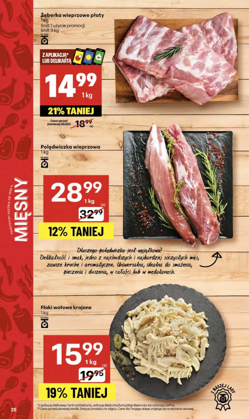 Gazetka promocyjna Delikatesy Centrum - Franczyza DC40 Czwartek - ważna 02.10 do 08.10.2025 - strona 25 - produkty: Flaki, Flaki wołowe, Piec, Polędwiczka wieprzowa, Rum