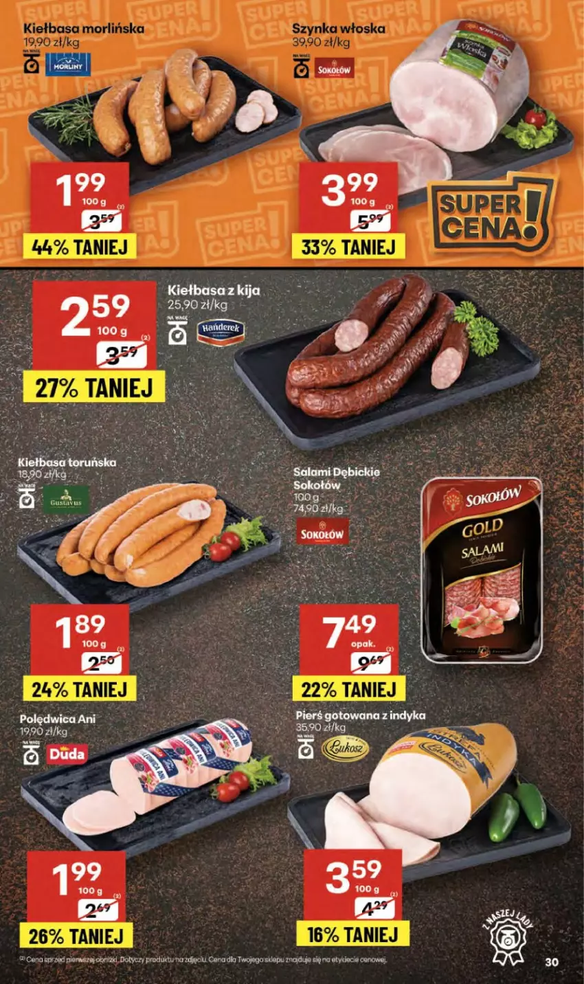 Gazetka promocyjna Delikatesy Centrum - Franczyza DC40 Czwartek - ważna 02.10 do 08.10.2025 - strona 30 - produkty: Duda, Kiełbasa