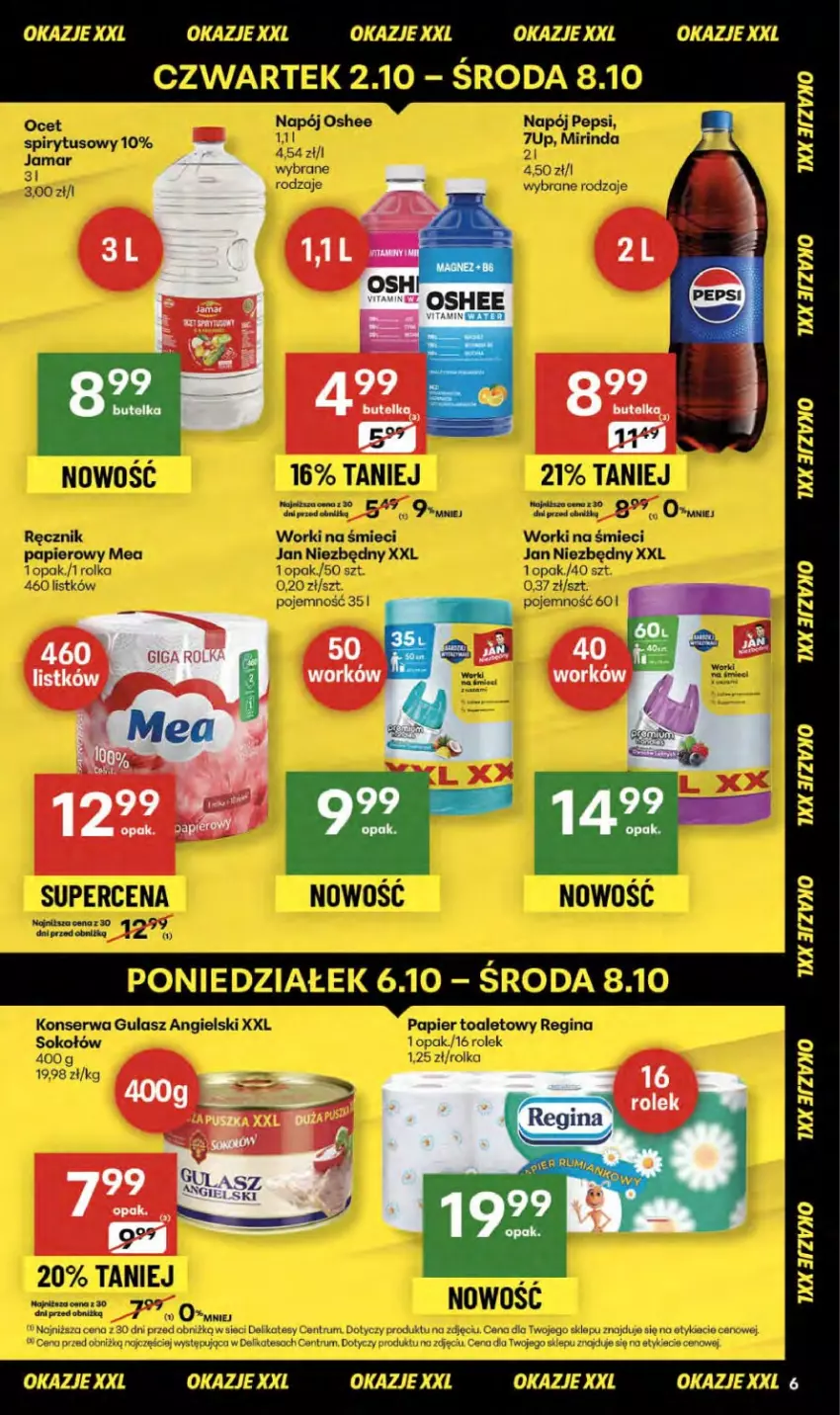 Gazetka promocyjna Delikatesy Centrum - Franczyza DC40 Czwartek - ważna 02.10 do 08.10.2025 - strona 6 - produkty: Gin