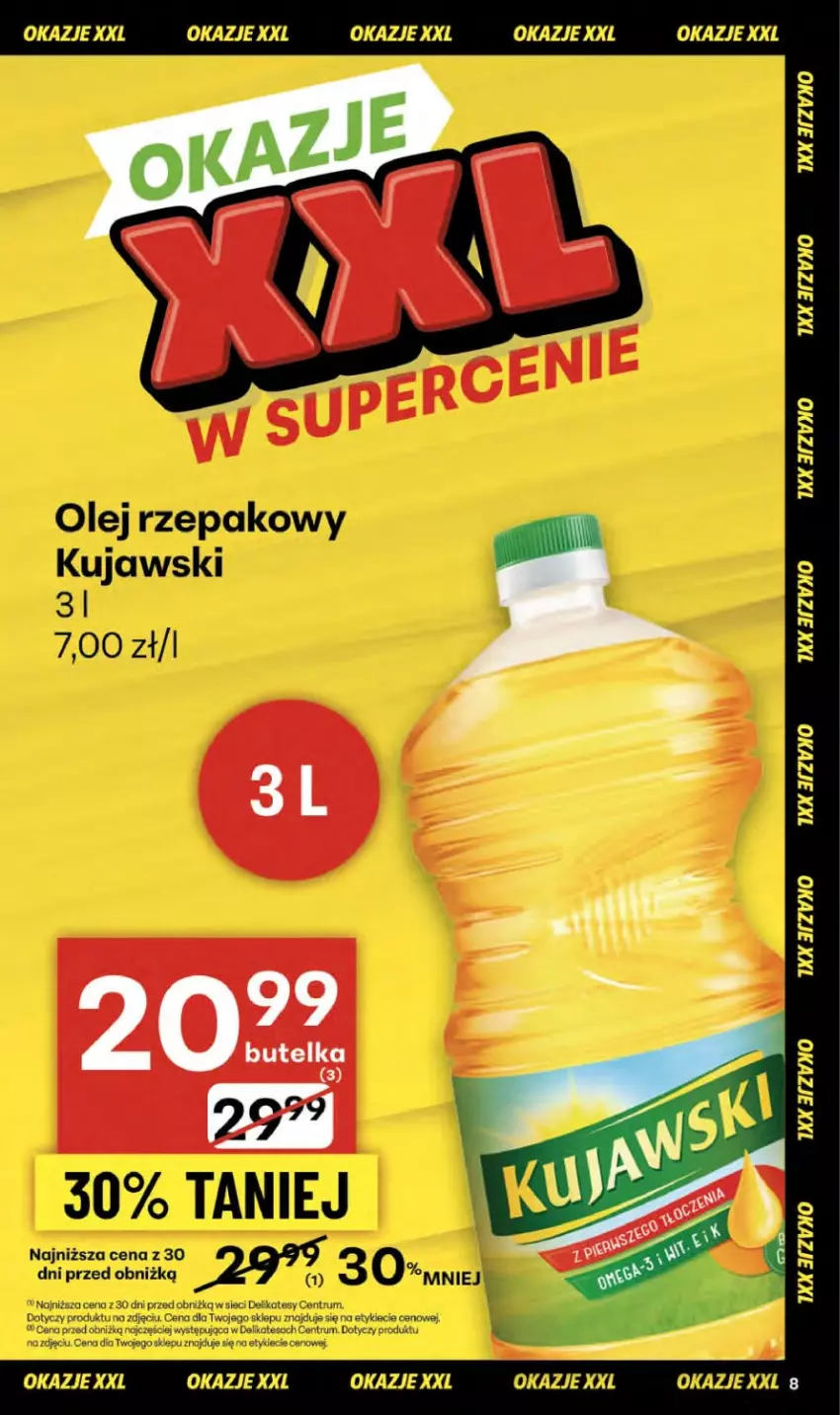 Gazetka promocyjna Delikatesy Centrum - Franczyza DC40 Czwartek - ważna 02.10 do 08.10.2025 - strona 8 - produkty: Kujawski, Olej, Olej rzepakowy