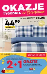 Gazetka promocyjna Biedronka - Gazetka - ważna od 09.09 do 09.09.2023 - strona 1 - produkty: Gra, Papier, Pościel, Plecak, Komplet pościeli, Fa