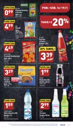 Gazetka promocyjna Aldi - Pełny katalog - Gazetka - ważna od 19.11 do 19.11.2022 - strona 23 - produkty: Beskidzki, Kiwi, Chrupki, Oranżada, Hellena, Woda mineralna, Staropolanka, Woda, Napój