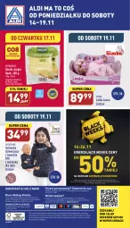 Gazetka promocyjna Aldi - Pełny katalog - Gazetka - ważna od 19.11 do 19.11.2022 - strona 42 - produkty: Ser, Por, Gin, Gra, Hofburger, Kawa, O nas, Laur, Burger, Pocopiano, Biuro, Sukienka, Gouda, Lalka