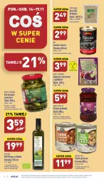 Gazetka promocyjna Aldi - Pełny katalog - Gazetka - ważna od 19.11 do 19.11.2022 - strona 8 - produkty: Por, Korniszony, Fasola, Kapustą, Syrop, Bazyl, Oliwa z oliwek, Bazylia, Danie gotowe, Fa, Oliwa