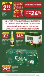 Gazetka promocyjna Aldi - Pełny katalog - Gazetka - ważna od 19.11 do 19.11.2022 - strona 9 - produkty: Piwa, Piwo, Gra, Chipsy, Carlsberg, Corona Extra, LG