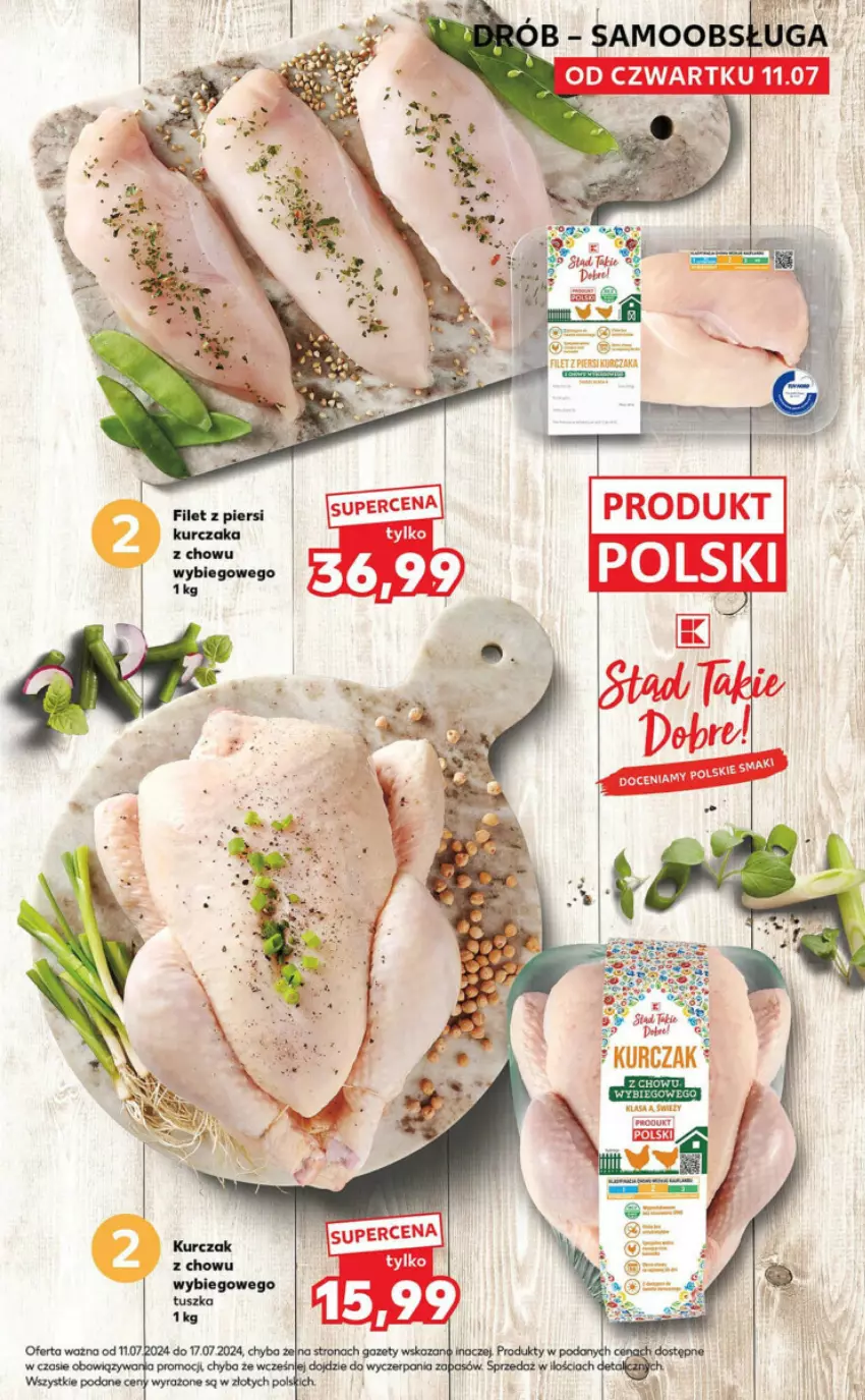 Gazetka promocyjna Kaufland - ważna 15.07 do 17.07.2024 - strona 9 - produkty: Filet z piersi kurczaka, Kurczak