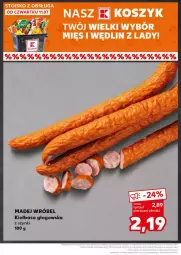 Gazetka promocyjna Kaufland - Gazetka - ważna od 17.07 do 17.07.2024 - strona 4 - produkty: Madej Wróbel, Kiełbasa głogowska, Kiełbasa