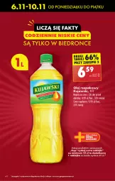Gazetka promocyjna Biedronka - Od poniedzialku - Gazetka - ważna od 11.11 do 11.11.2023 - strona 6 - produkty: Kujawski, Klej, Olej rzepakowy, Olej