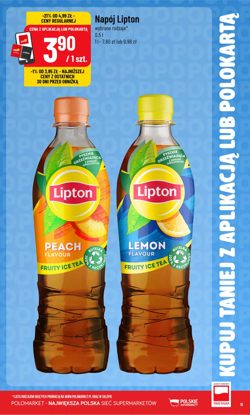 Gazetka promocyjna PoloMarket - Katalog Kupuj taniej z POLOappką - ważna 02.09 do 08.09.2026 - strona 9 - produkty: Laur, Lipton, Napój, Tera