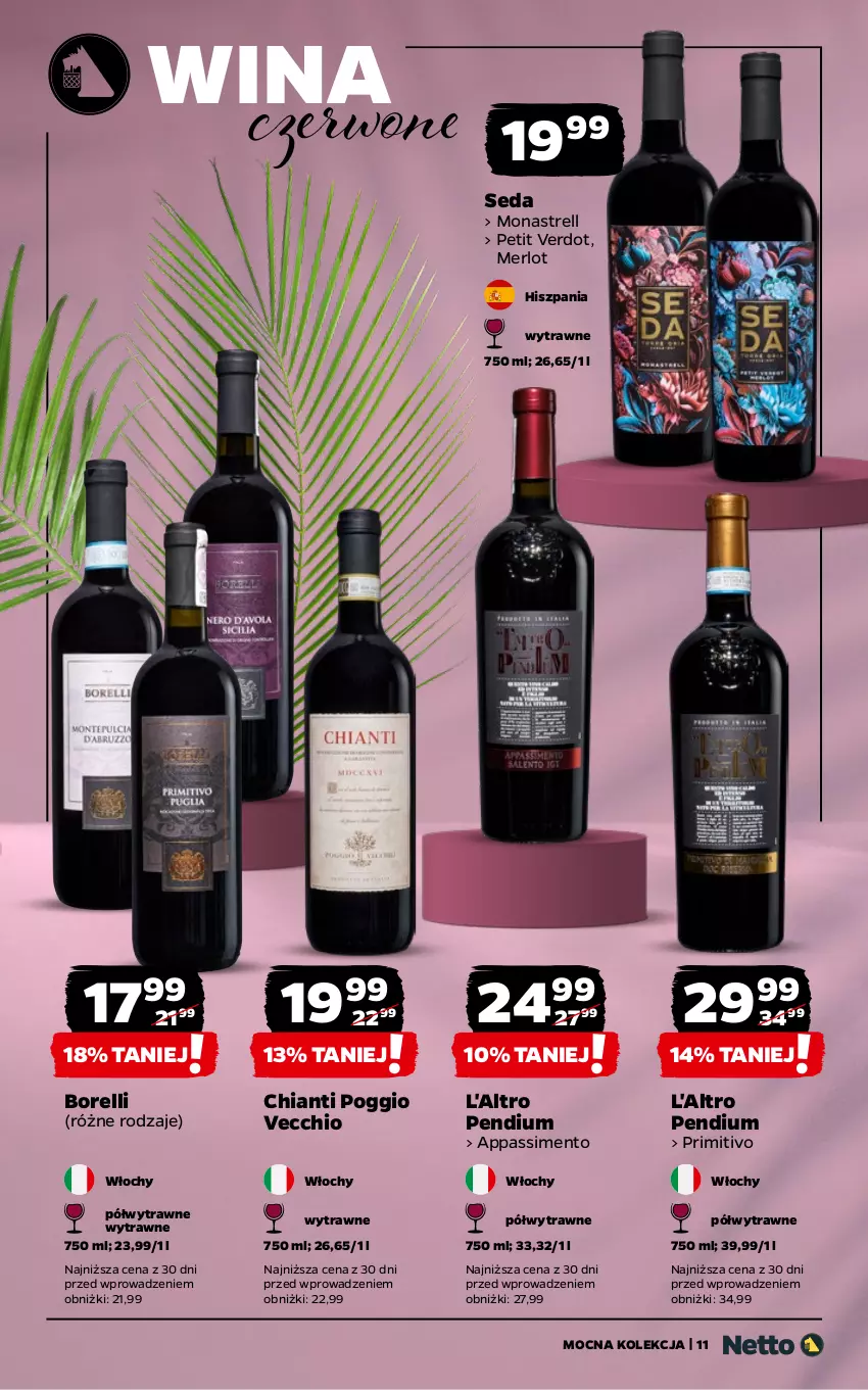 Gazetka promocyjna Netto - Netto_MK_08/25_2 - ważna 18.08 do 31.08.2025 - strona 11 - produkty: Chia, Chianti, Merlot