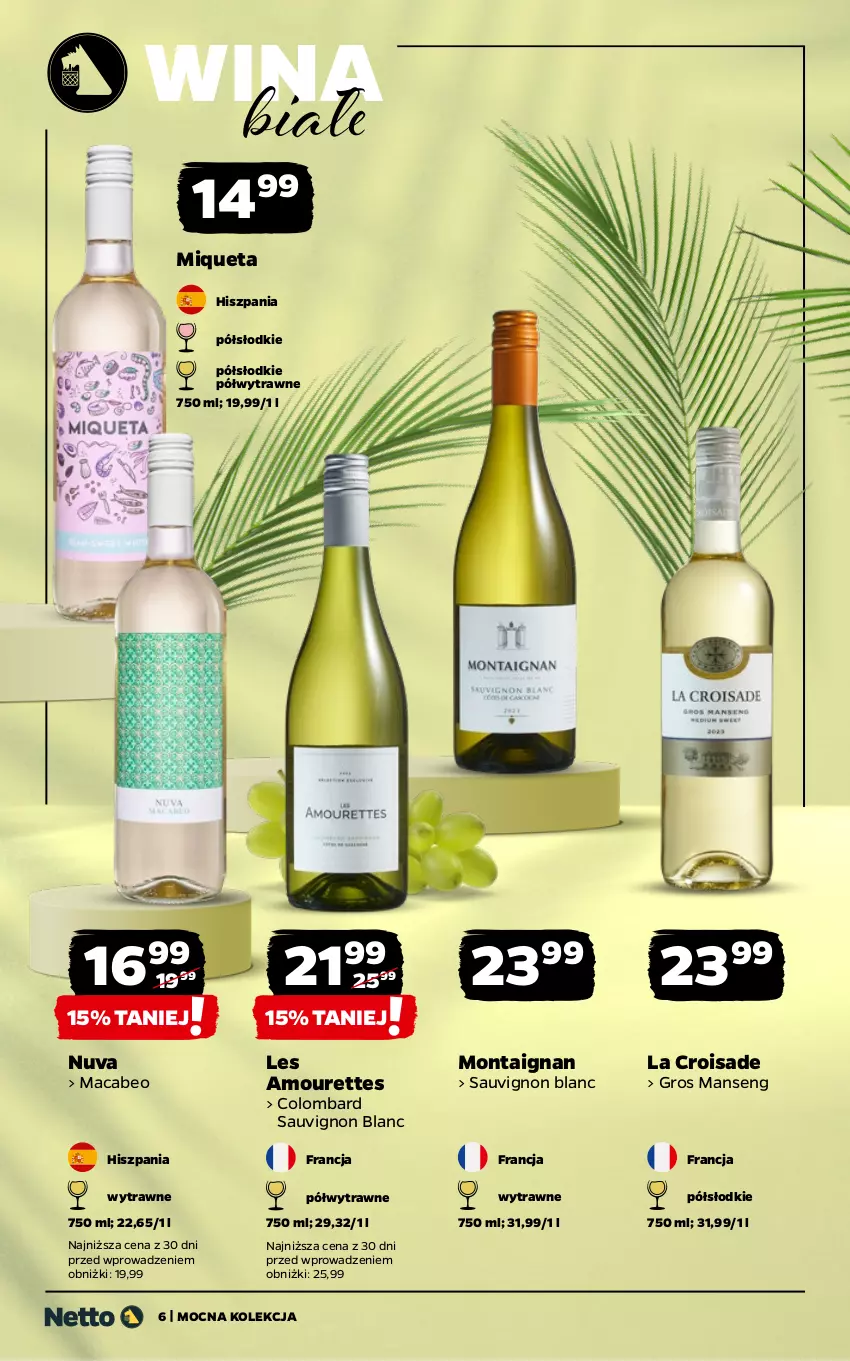Gazetka promocyjna Netto - Netto_MK_08/25_2 - ważna 18.08 do 31.08.2025 - strona 6 - produkty: Sauvignon Blanc