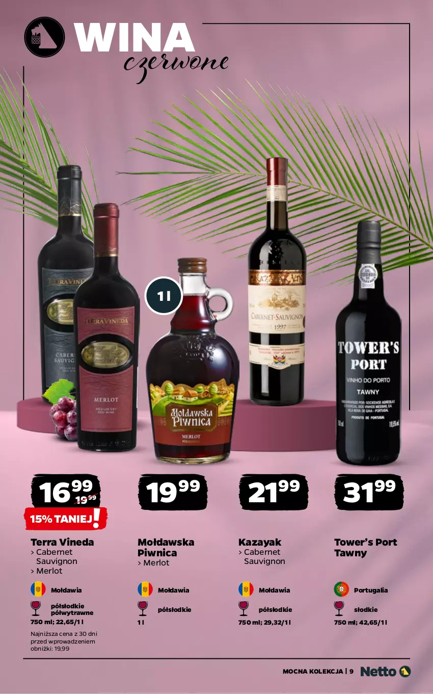 Gazetka promocyjna Netto - Netto_MK_08/25_2 - ważna 18.08 do 31.08.2025 - strona 9 - produkty: Cabernet Sauvignon, Merlot, Por