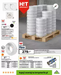 Gazetka promocyjna Leroy Merlin - Gazetka Leroy Merlin - Gazetka - ważna od 03.10 do 03.10.2023 - strona 21 - produkty: Grzejnik, Włącznik pojedynczy, Ser, Gra, Przewód, Rura, Gniazdo pojedyncze, Włącznik podwójny, Ramka, Fa